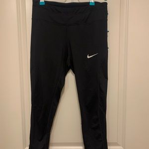 Black Cropped Nike Leggings